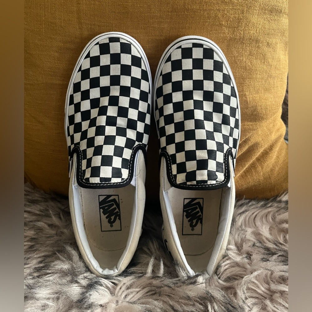 Classic Slip-On Checkerboard Vans